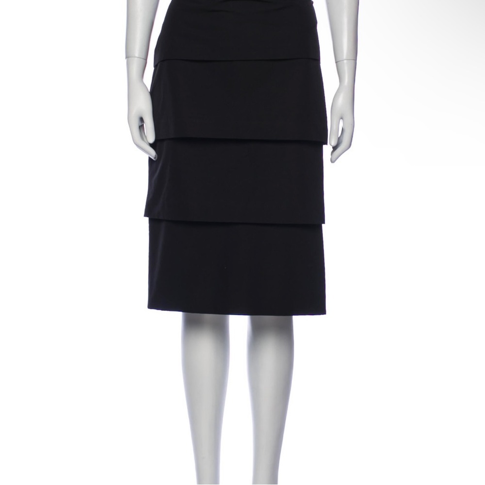 Bill Blass black pencil skirt